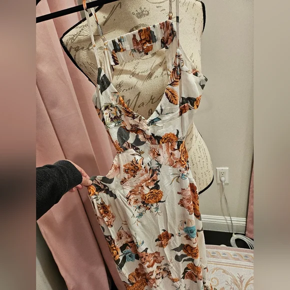 Forever 21 | Dresses | Forever 2 Long Floral Print Womens Dress Medium M |  Poshmark